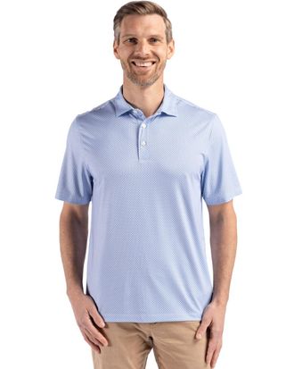 Cutter & Buck Pike Eco Diamond Dot Print Recycled Mens Polo