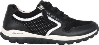 Gabor Walking Rolling Sneaker - Dames - Sneakers - Zwart - 37 EU - Leer - Schoenen