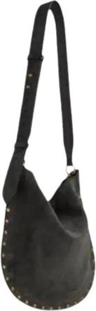 Isabel Marant Pre-owned Cross Body Bags, female, Gray, Size: ONE SIZE Pre-owned Soft Velvet Bag