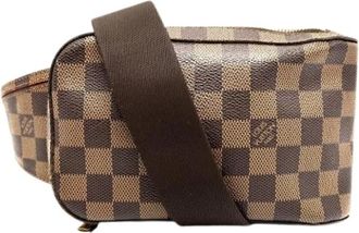 Louis Vuitton Pre-owned Damier Canvas Belt Bag - unisex - Vintage Heuptassen - Bruin - ONE Size - Vintage