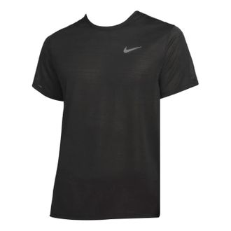 Nike Dri-FIT Miler Short-Sleeve Top Black DX0875-010