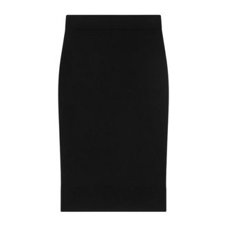 Dondup Midi Skirts, female, Black, Size: S Longuette Skirt