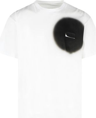 Maison Margiela wit katoenen T-shirt