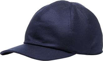 Canali Baseball Cap - Heren - Petten - Blauw - L - Wol - Accessoires
