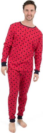 Leveret Mens Cotton Printed Matching Family Pajamas in Hearts at Nordstrom, Size Xx-Large
