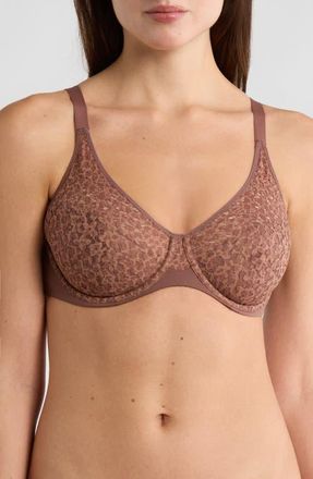 Chantelle Norah Comfort Underwire Bra in Wild Brown at Nordstrom, Size 32D