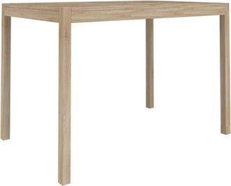 vidaXL Dining Table 110x70x75 cm Solid Wood Acacia Vidaxl
