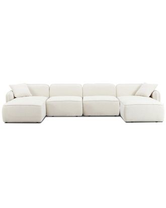 TOV Furniture Tov Furniture Travie Performance Corduroy Velvet 6Pc Modular U-Sectional