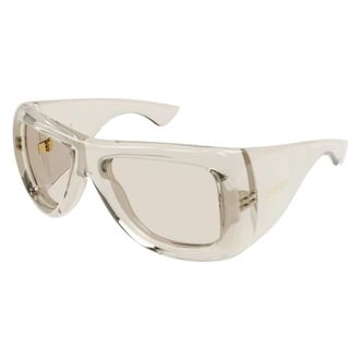 Saint Laurent SL 902 Howl - unisex - Accessoires - Beige - Maat: 63 MM Nylon