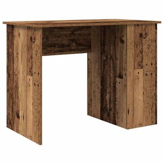 Berkfield Home Desk Old Wood 100x55x75 cm Engineered Wood in Brown | Size: 100 x 55 x 75 cm