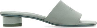Maison Margiela Anatomic Numeric Mules - Dames - Muiltjes - Blauw - 40 EU - Leer - Schoenen