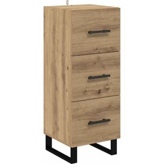 vidaXL Sideboard with Drawer Artisan Oak 34.5 x 34 x 90 cm vidaXL