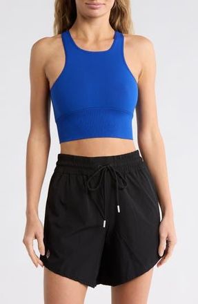 Free People Every Single Time Longline Sports Bra in Electric Shock at Nordstrom Rack, Size X-Small/small