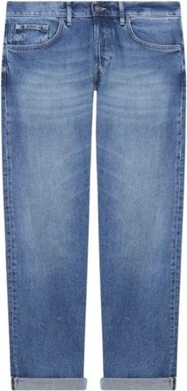 Dondup Straight Jeans - Heren - Loose Fit Jeans - Blauw - W30 - Jeans