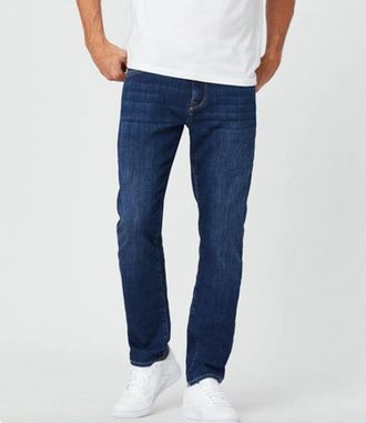 Mavi Zach Straight Leg Jean In Dark Feather Blue