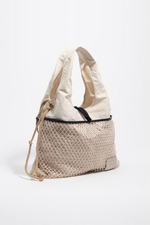 Bimba & Lola Nylon Shoulder Shopper in Stonewhite at Nordstrom