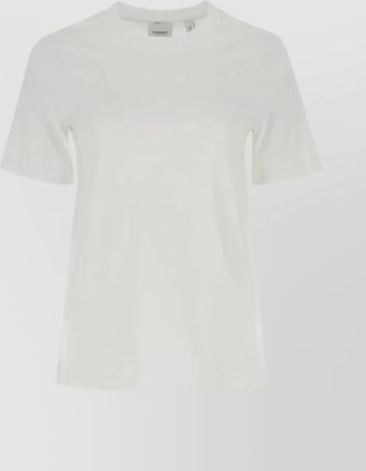 Burberry cotton ribbed crew-neck t-shirt