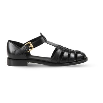 Churchs Flat Sandals, female, Black, Size: 10 US Kelsey Sandal