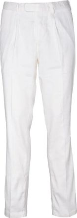 Devore Incipit Tailored Stretch Pants In Refined White