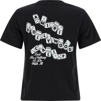 Amiri Womens Black Cotton T-Shirt