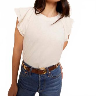 Nation Ltd Florry Top In Parchment