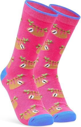 Generic Womens Sloth Motifs Socks One Size UK 4-7 EU 36-40