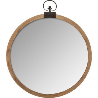 Atmosphera Atmosphera - Espejo gousset - Madera D. 74 Cm Cr&eacute;ateur DInt&eacute;rieur