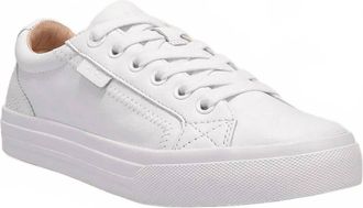 Taos Womens Plim Soul Lux Sneakers In White Leather