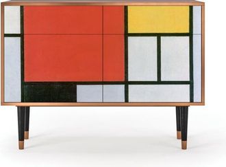 StoryZ Aparador multicolores 2 cajones y 2 puertas L 115 cm