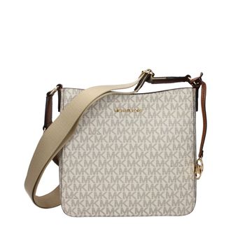 Michael Kors Beige Stoffen Schoudertas