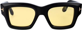 Tom Ford Stijlvolle zonnebril Ft 1154/S - Heren - Zonnebrillen - Zwart - 50 MM - Accessoires