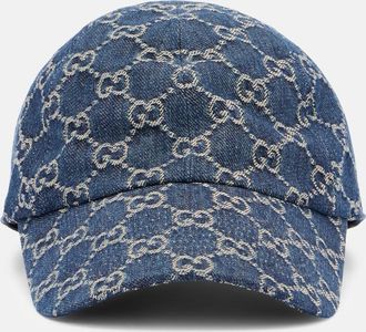 Gucci GG denim baseball cap