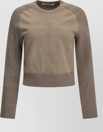 Max Mara cashmere wool crew-neck sweater
