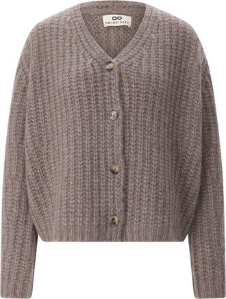 Sminfinity Cardigans - Dames - Cashmere truien - Bruin - S - Truien & Vesten