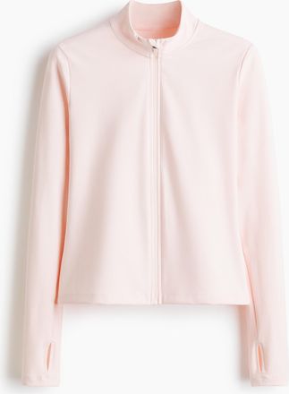 H&M Sportshirt mit SoftMove - Puderrosa