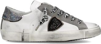 Philippe Model Sneakers Prsx Tennis - Dames - Sneakers - Wit - 40 EU - Katoen - Schoenen