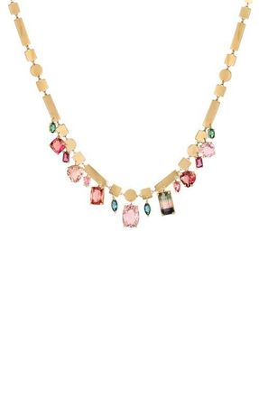 Eden Presley Rock Candy Shine Tourmaline Necklace in Metallic Gold at Nordstrom