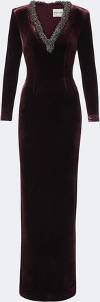 Roland Mouret Abito lungo in velluto