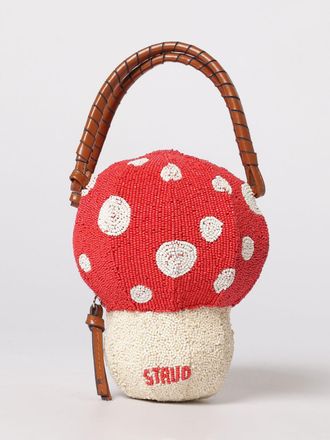 Staud Borsa Mushroom Staud in perline ricamate