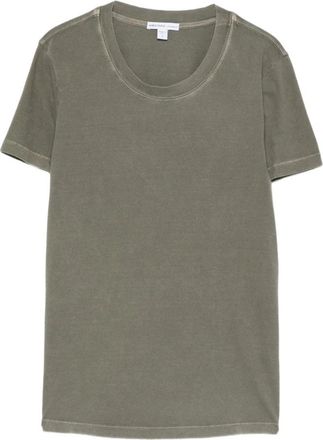 James Perse T-shirts en Poloshirts - Dames - T-shirts - Groen - XS - Katoen - Tops