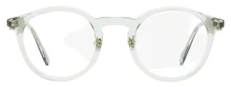 Moncler ML5175H Round Acetate Frame Eyeglasses - Gray