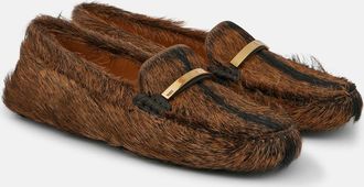 Tod's Gommino calf hair loafers
