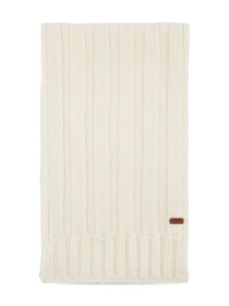 Tod's ribbed-knit scarf - men - Cashmere/Wool - One Size - White