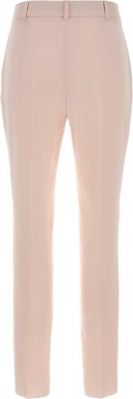 Max Mara Womens Pastel Pink Crepe Jerta Pant Rosa Pantaloni Trousers