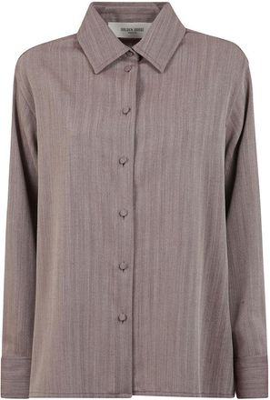 Golden Goose Wool Blend Chevron Shirt