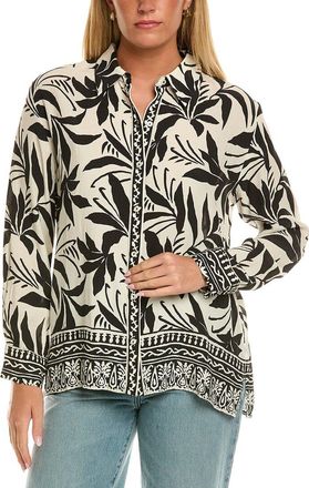 Velvet Sienna Long Sleeve Woven Top