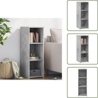 vidaXL Credenza in legno multistrato - vidaXL Credenza Grigio Cemento 30x41x93 cm in Legno Multistrato - Credenza da interno