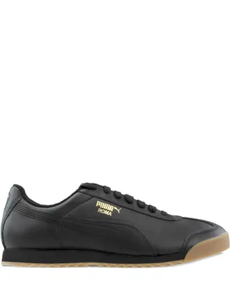 Puma Roma Classic Gum Black/Brown sneakers - men - Leather/Fabric/Rubber - 11.5