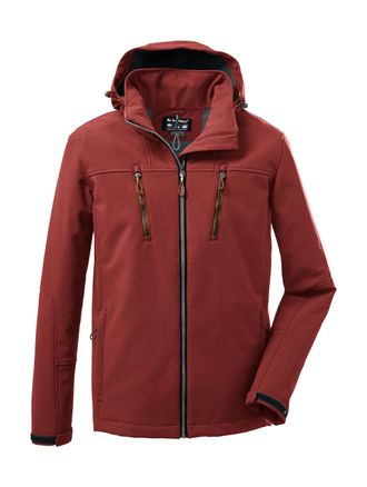 Killtec Softshelljacke KILLTEC KOW 163 MN SFTSHLL JCKT, Herren, Gr. M, rot, Oberseite: 100% Polyester;R&uuml;ckseite: 100% Polyester;Futter: 100% Polyester, Jacken