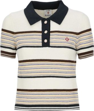 Casablanca Camisa Polo de Tres Botones - Tops - Mujer - Multicolor - XS